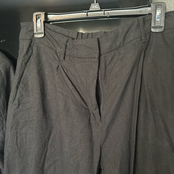 Old Navy black linen pant suit - Picture 4 of 10